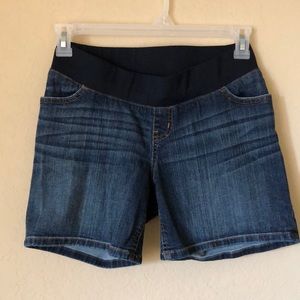 Midi maternity shorts